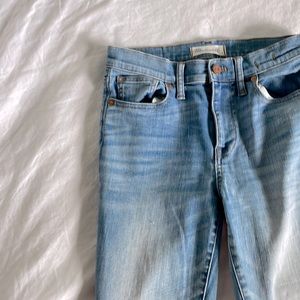 Madewell High Rise Skinny Jeans